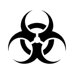 Biohazard Vinyl Die Cut Vinyl Decal/ Bumper For Windows, Cars, Trucks, Laptops, Etc.