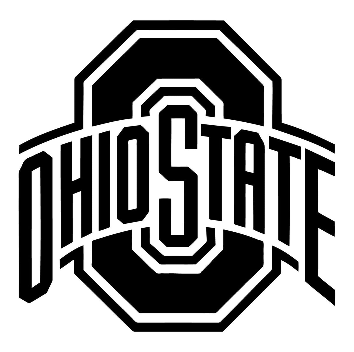 Ohio State Buckeyes Baseball symbol Vinyl Die Cut Vinyl Decal/ Bumper For Windows, Cars, Trucks, Laptops, Etc.