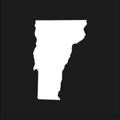 Vermont state Outline Vinyl Die Cut Vinyl Decal/ Bumper For Windows, Cars, Trucks, Laptops, Etc.