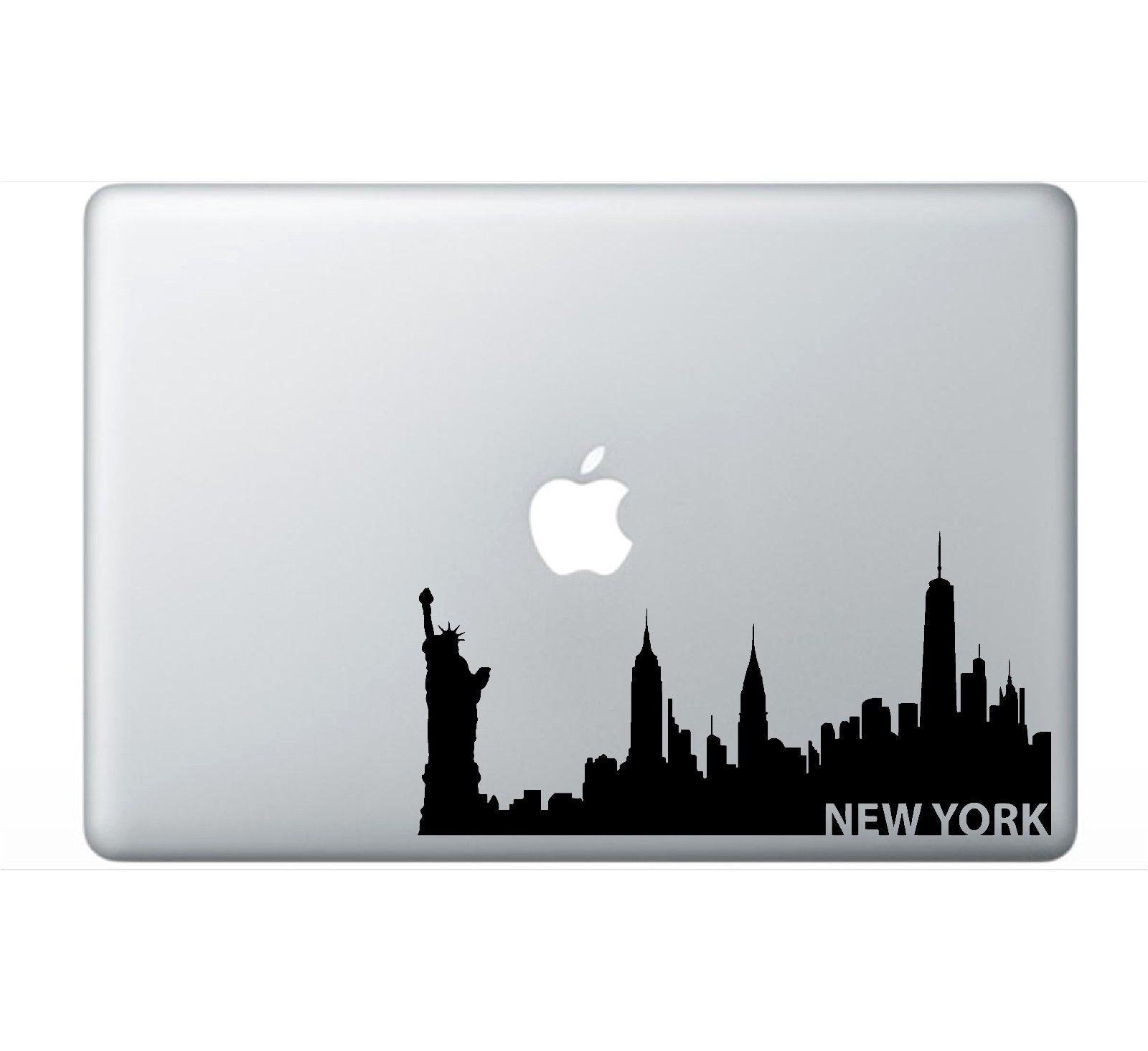 New York Skyline Vinyl Die Cut Vinyl Decal/ Bumper For Windows, Cars, Trucks, Laptops, Etc.