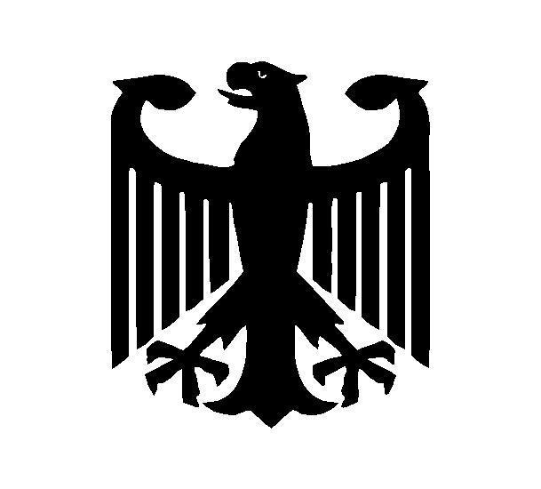 GERMAN Eagle Vinyl Die Cut Vinyl Decal/ Bumper For Windows, Cars, Trucks, Laptops, Etc.
