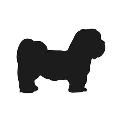 Lhasa Apso Vinyl Die Cut Vinyl Decal/ Bumper For Windows, Cars, Trucks, Laptops, Etc.