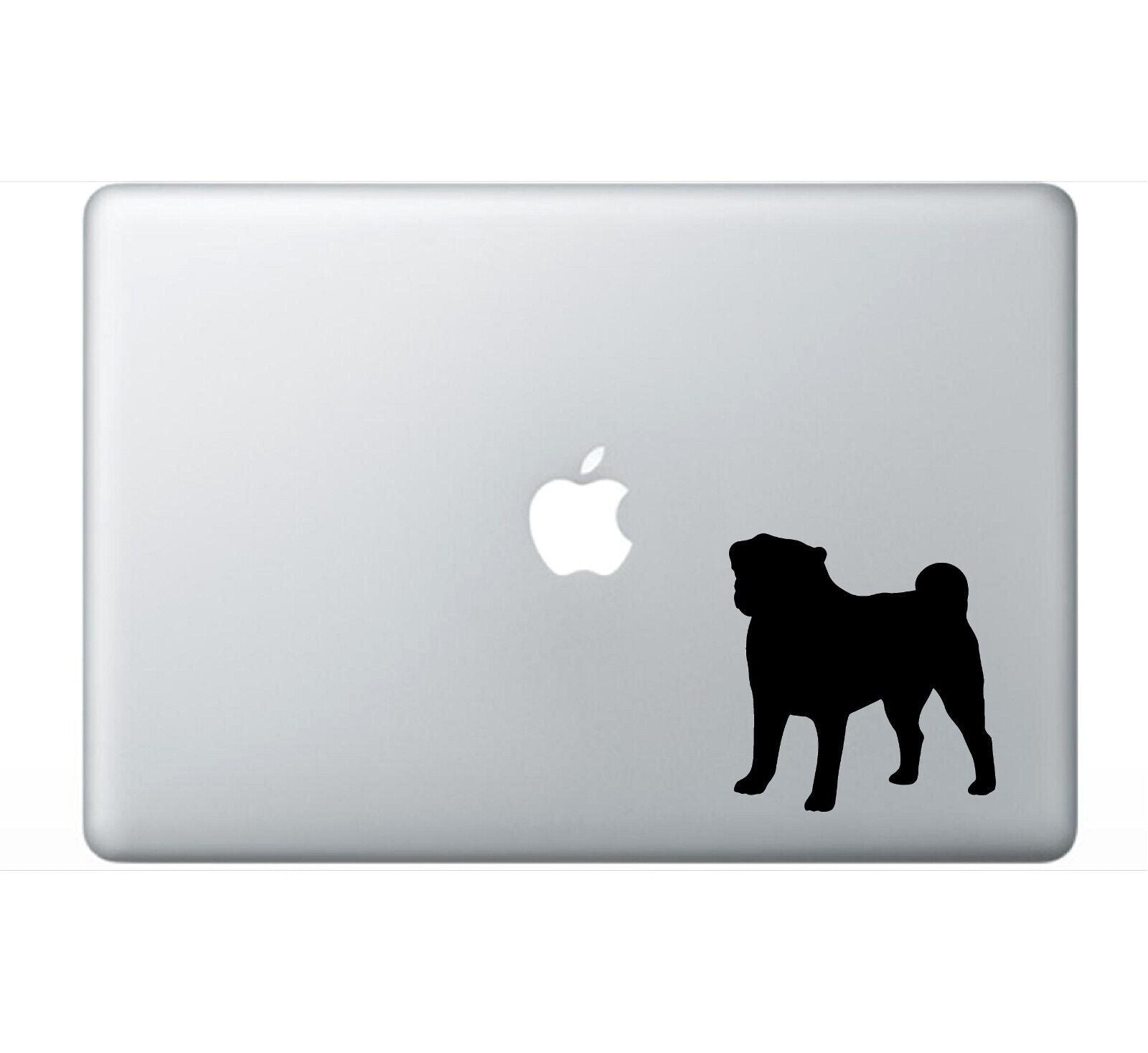 Pug Vinyl Die Cut Vinyl Decal/ Bumper For Windows, Cars, Trucks, Laptops, Etc.