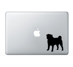 Pug Vinyl Die Cut Vinyl Decal/ Bumper For Windows, Cars, Trucks, Laptops, Etc.