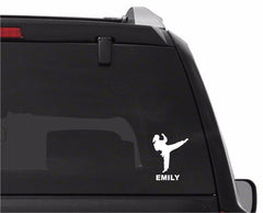 Martial Arts Vinyl Die Cut Vinyl Decal/ Bumper For Windows, Cars, Trucks, Laptops, Etc.
