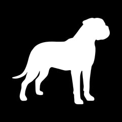 Bullmastiff Vinyl Die Cut Vinyl Decal/ Bumper For Windows, Cars, Trucks, Laptops, Etc.