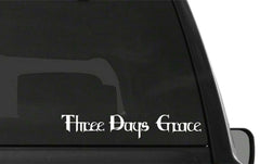 Three days grace band Vinyl Die Cut Vinyl Decal/ Bumper For Windows, Cars, Trucks, Laptops, Etc.