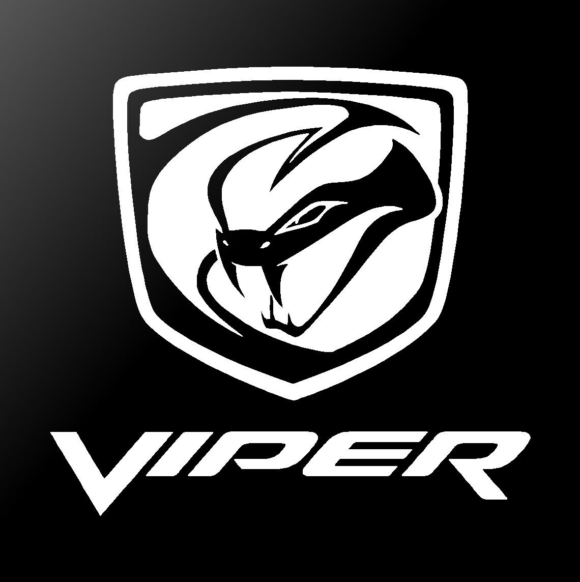 Dodge Viper Vinyl Die Cut Vinyl Decal/ Bumper For Windows, Cars, Trucks, Laptops, Etc.