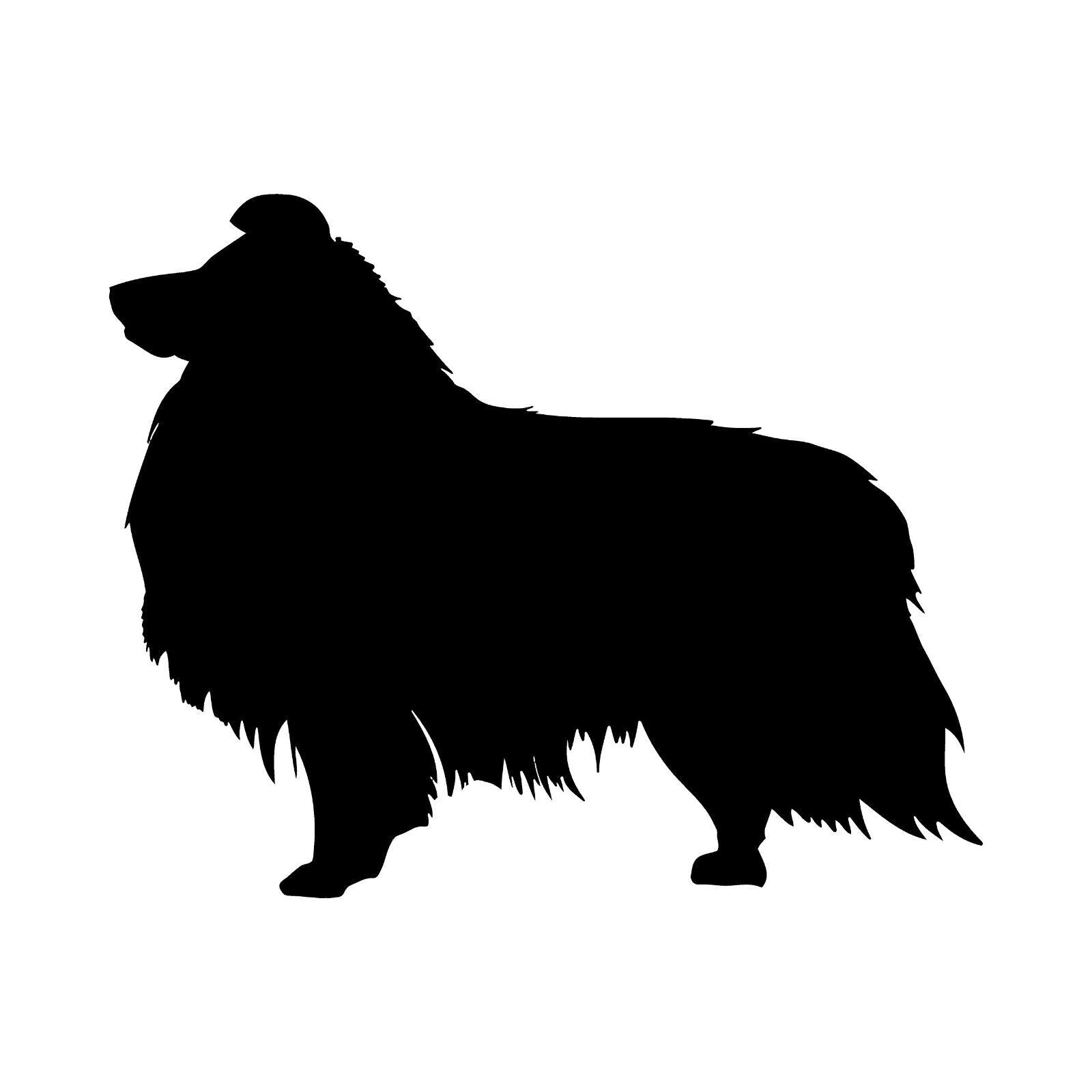 Shetland Sheepdog Vinyl Die Cut Vinyl Decal/ Bumper For Windows, Cars, Trucks, Laptops, Etc.
