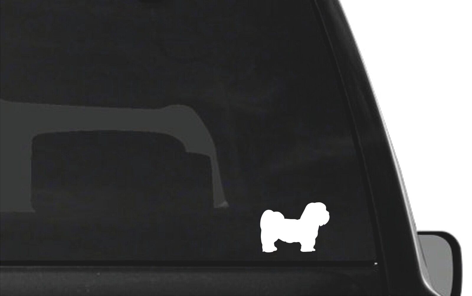 Lhasa Apso Vinyl Die Cut Vinyl Decal/ Bumper For Windows, Cars, Trucks, Laptops, Etc.