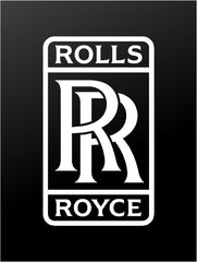 Rolls-Royce Logo Vinyl Die Cut Vinyl Decal/ Bumper For Windows, Cars, Trucks, Laptops, Etc.