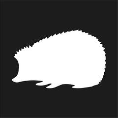 Hedgehog Vinyl Die Cut Vinyl Decal/ Bumper For Windows, Cars, Trucks, Laptops, Etc.