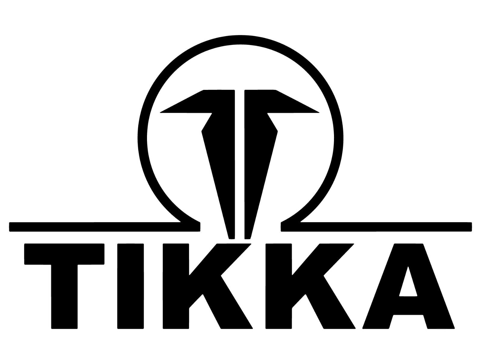 Tikka Rifles Firearms Logo Vinyl Die Cut Vinyl Decal/ Bumper For Windows, Cars, Trucks, Laptops, Etc.