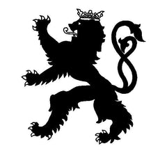 Luxembourg Lion Vinyl Die Cut Vinyl Decal/ Bumper For Windows, Cars, Trucks, Laptops, Etc.