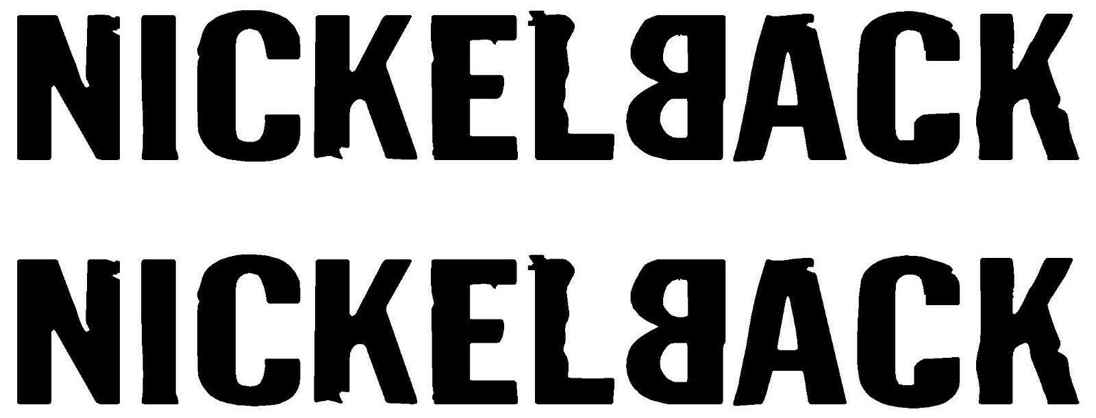 NickelBack band Logo Vinyl Die Cut Vinyl Decal/ Bumper For Windows, Cars, Trucks, Laptops, Etc.