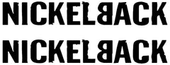 NickelBack band Logo Vinyl Die Cut Vinyl Decal/ Bumper For Windows, Cars, Trucks, Laptops, Etc.