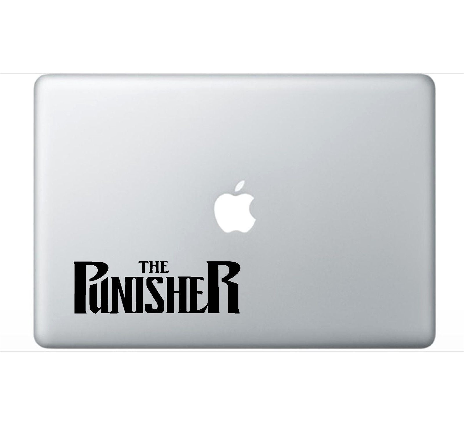 The Punisher Comic Book Letters Car Truck Window Laptop Vinyl Die Cut Vinyl Decal/ Bumper For Windows, Cars, Trucks, Laptops, Etc.