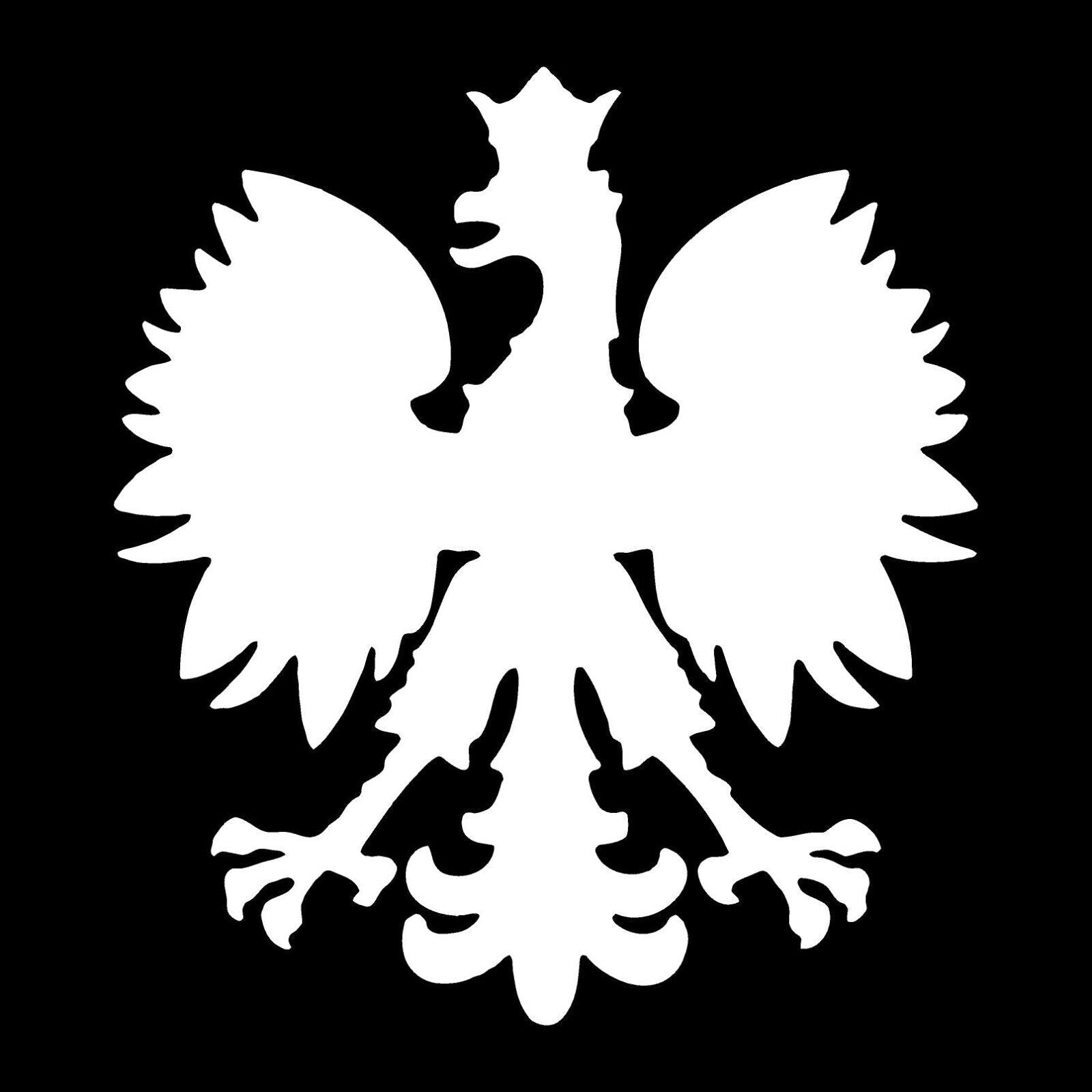 Polish Eagle Vinyl Die Cut Vinyl Decal/ Bumper For Windows, Cars, Trucks, Laptops, Etc.