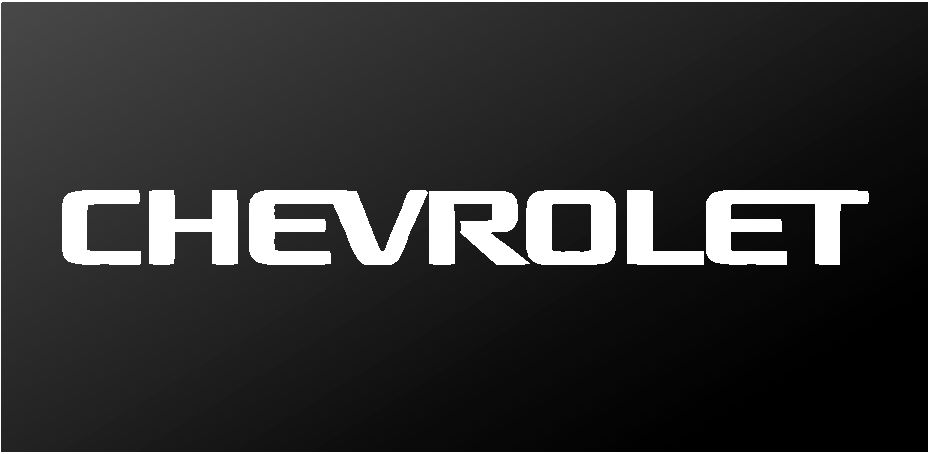Chevrolet Lettering Vinyl Die Cut Vinyl Decal/ Bumper For Windows, Cars, Trucks, Laptops, Etc.