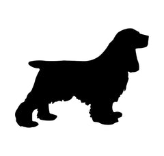 Cocker Spaniel Vinyl Die Cut Vinyl Decal/ Bumper For Windows, Cars, Trucks, Laptops, Etc.