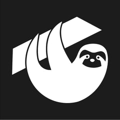 Sloth Vinyl Die Cut Vinyl Decal/ Bumper For Windows, Cars, Trucks, Laptops, Etc.