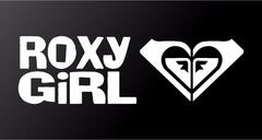 Roxy Girl Surf Vinyl Die Cut Vinyl Decal/ Bumper For Windows, Cars, Trucks, Laptops, Etc.