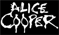 Alice Cooper band Logo Vinyl Die Cut Vinyl Decal/ Bumper For Windows, Cars, Trucks, Laptops, Etc.