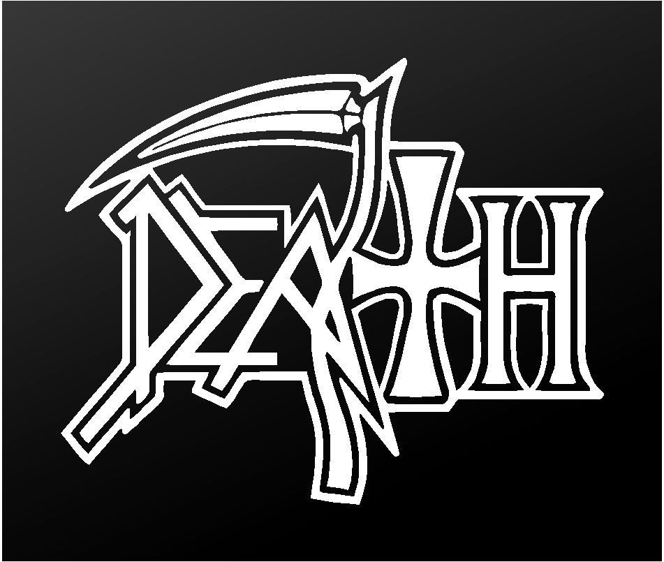 Death Metal Band Vinyl Die Cut Vinyl Decal/ Bumper For Windows, Cars, Trucks, Laptops, Etc.