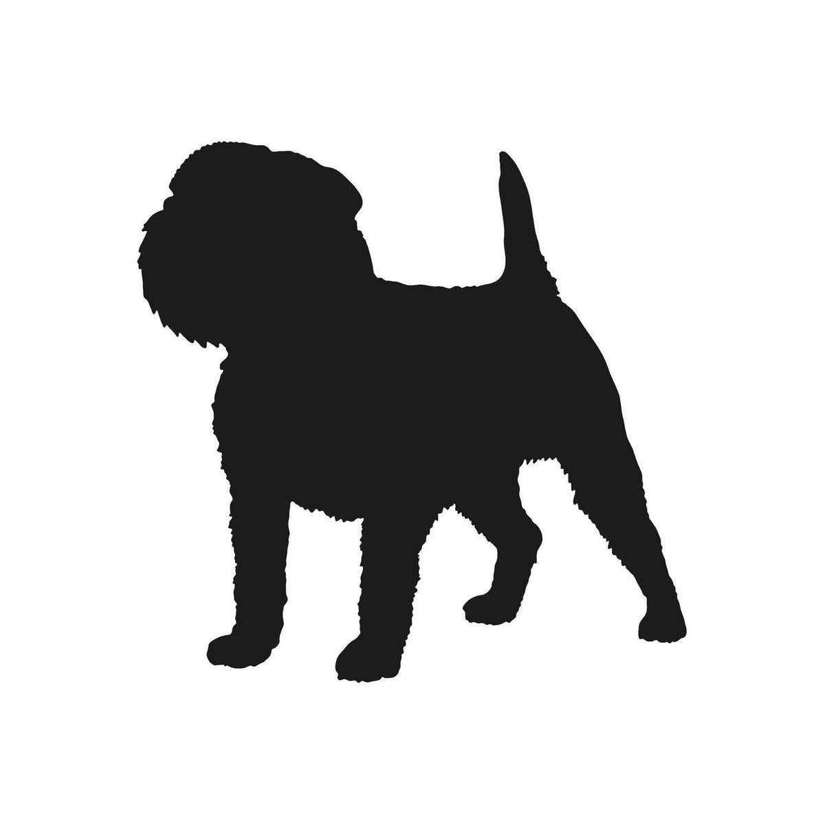 Brussels Griffon Vinyl Die Cut Vinyl Decal/ Bumper For Windows, Cars, Trucks, Laptops, Etc.