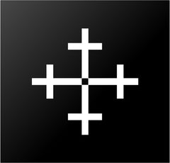 Slayer God Hates Us All Album Symbol Vinyl Die Cut Vinyl Decal/ Bumper For Windows, Cars, Trucks, Laptops, Etc.