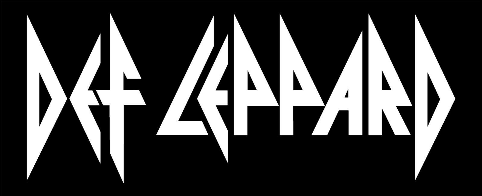 Def Leppard band Logo Vinyl Die Cut Vinyl Decal/ Bumper For Windows, Cars, Trucks, Laptops, Etc.