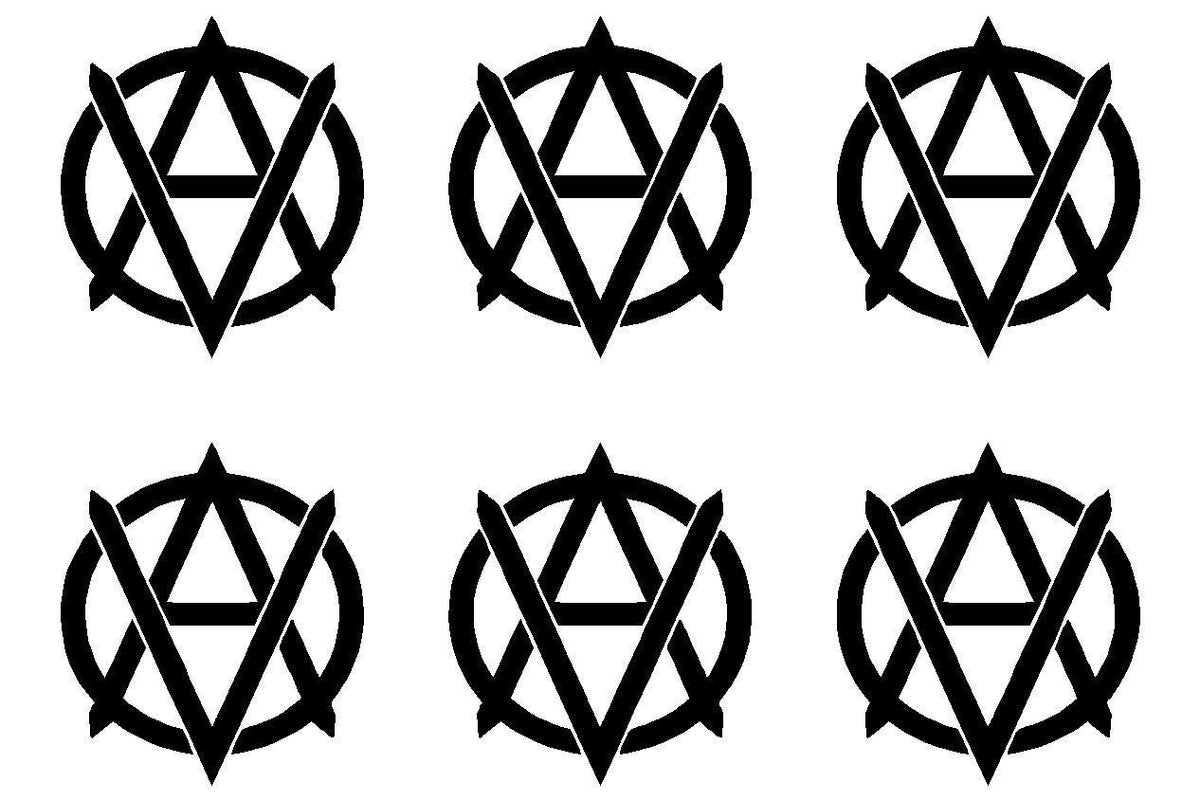 Small Anarchy Vegan Anarchist Vinyl Die Cut Vinyl Decal/ Bumper For Windows, Cars, Trucks, Laptops, Etc.