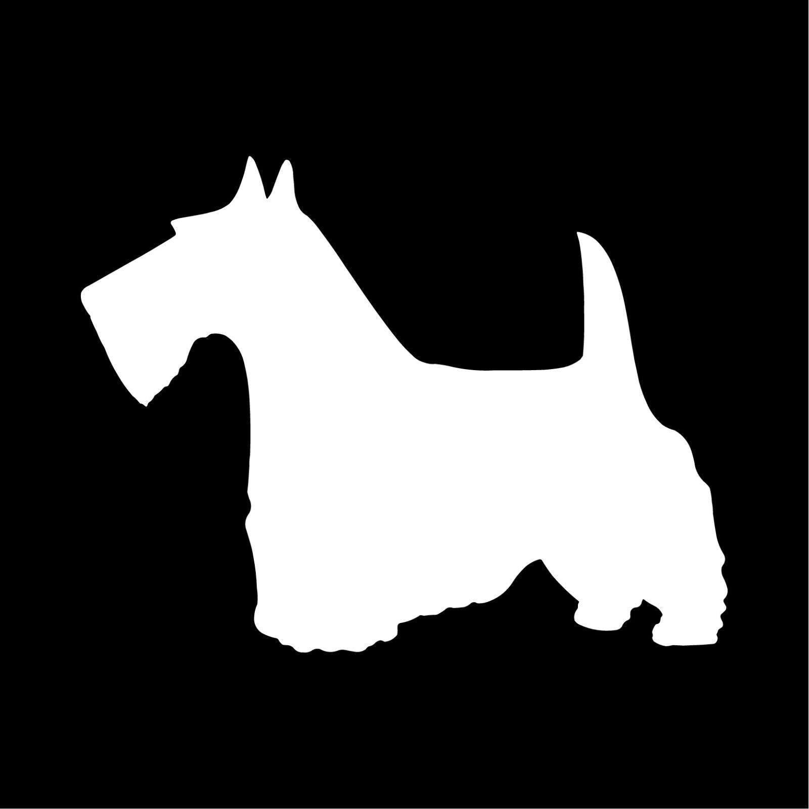 Scottish Terrier Vinyl Die Cut Vinyl Decal/ Bumper For Windows, Cars, Trucks, Laptops, Etc.