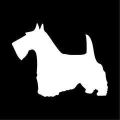 Scottish Terrier Vinyl Die Cut Vinyl Decal/ Bumper For Windows, Cars, Trucks, Laptops, Etc.