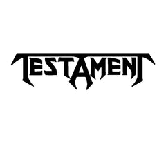 Testament Thrash Metal Band Vinyl Die Cut Vinyl Decal/ Bumper For Windows, Cars, Trucks, Laptops, Etc.