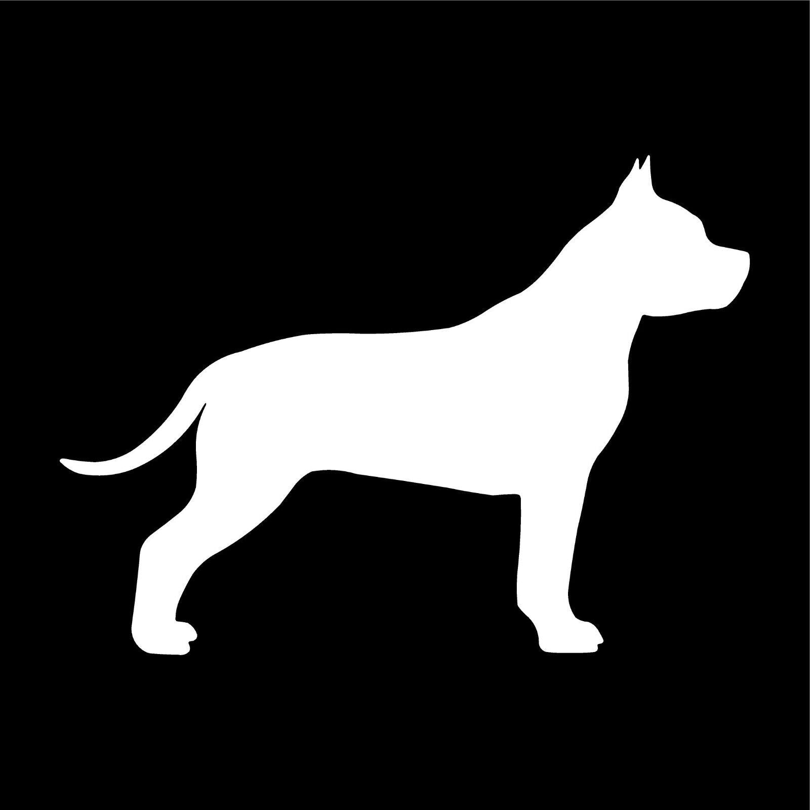 Staffordshire bull terrier Vinyl Die Cut Vinyl Decal/ Bumper For Windows, Cars, Trucks, Laptops, Etc.