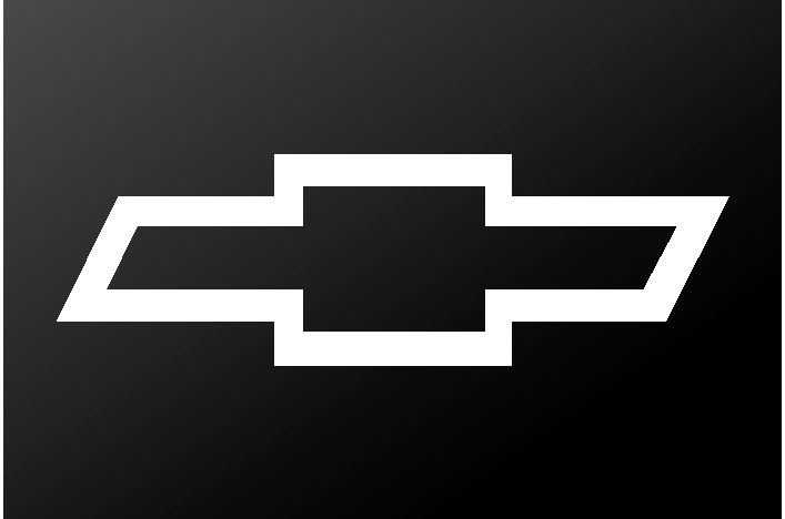 Chevy Bowtie Vinyl Die Cut Vinyl Decal/ Bumper For Windows, Cars, Trucks, Laptops, Etc.