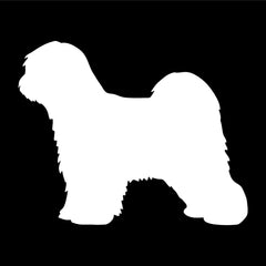 Tibetan terrier Vinyl Die Cut Vinyl Decal/ Bumper For Windows, Cars, Trucks, Laptops, Etc.