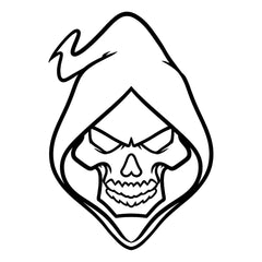 Grim Reaper Vinyl Die Cut Vinyl Decal/ Bumper For Windows, Cars, Trucks, Laptops, Etc.