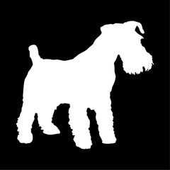 Terrier Vinyl Die Cut Vinyl Decal/ Bumper For Windows, Cars, Trucks, Laptops, Etc.
