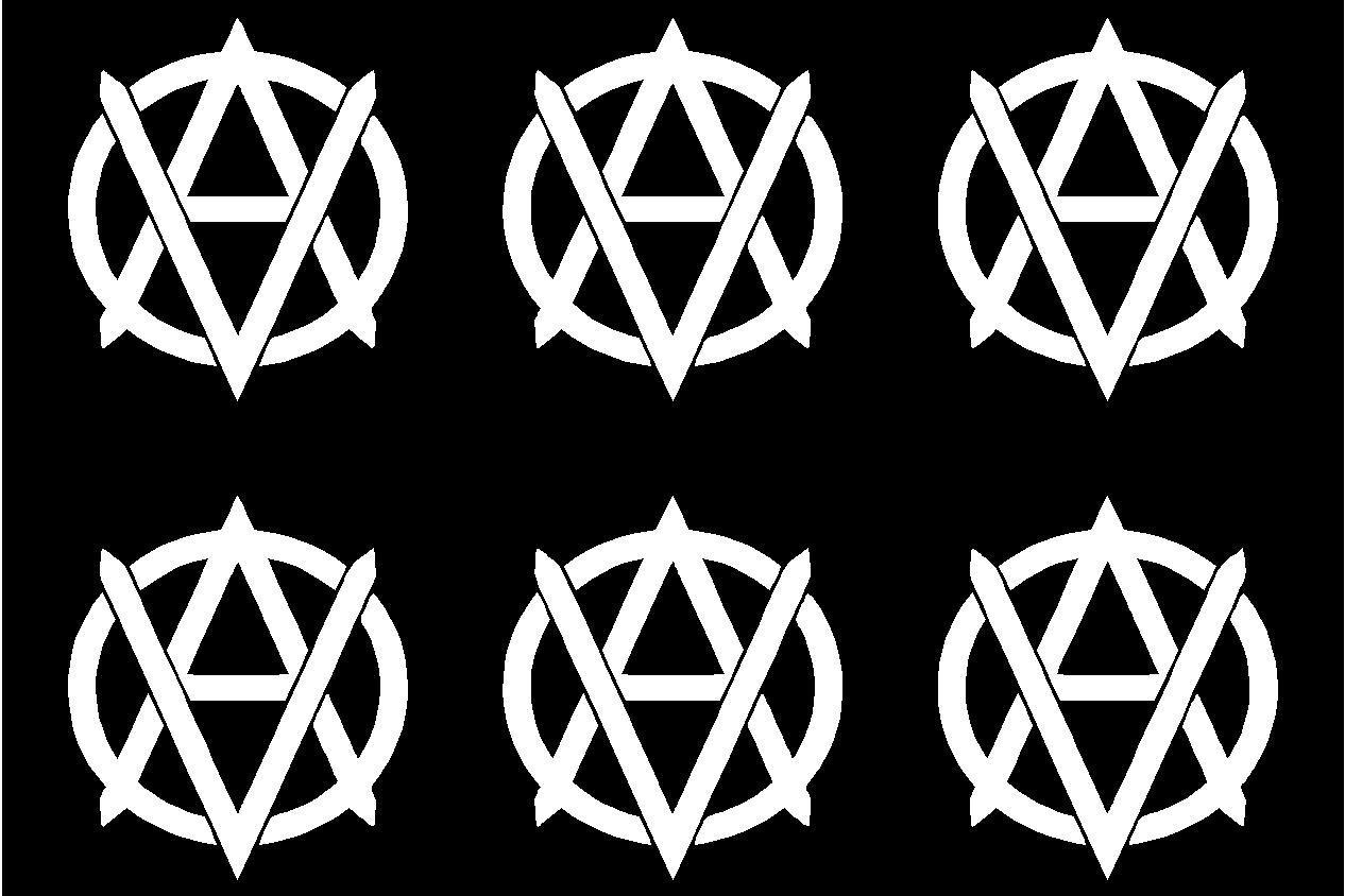 Small Anarchy Vegan Anarchist Vinyl Die Cut Vinyl Decal/ Bumper For Windows, Cars, Trucks, Laptops, Etc.