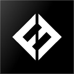 Foo Fighters Concrete and Gold Album Logo Vinyl Die Cut Vinyl Decal/ Bumper For Windows, Cars, Trucks, Laptops, Etc.