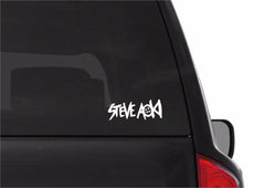 Steve Aoki Electro House DJ Vinyl Die Cut Vinyl Decal/ Bumper For Windows, Cars, Trucks, Laptops, Etc.