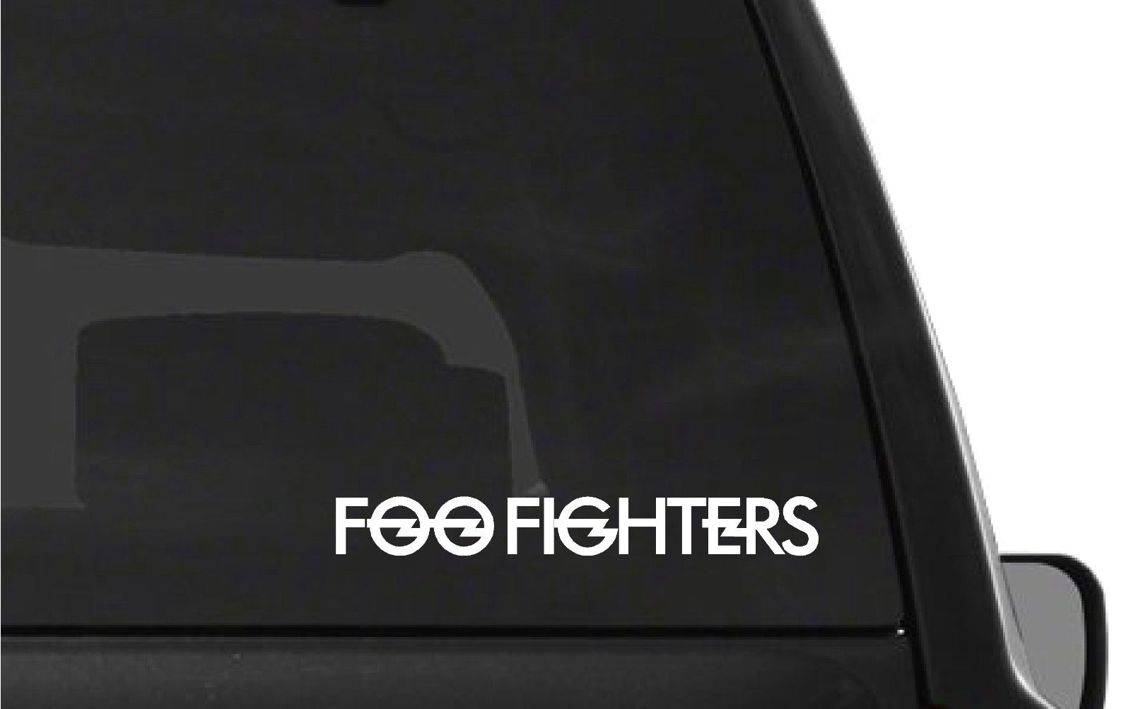 Foo Fighters Logo Concrete and Gold Vinyl Die Cut Vinyl Decal/ Bumper For Windows, Cars, Trucks, Laptops, Etc.