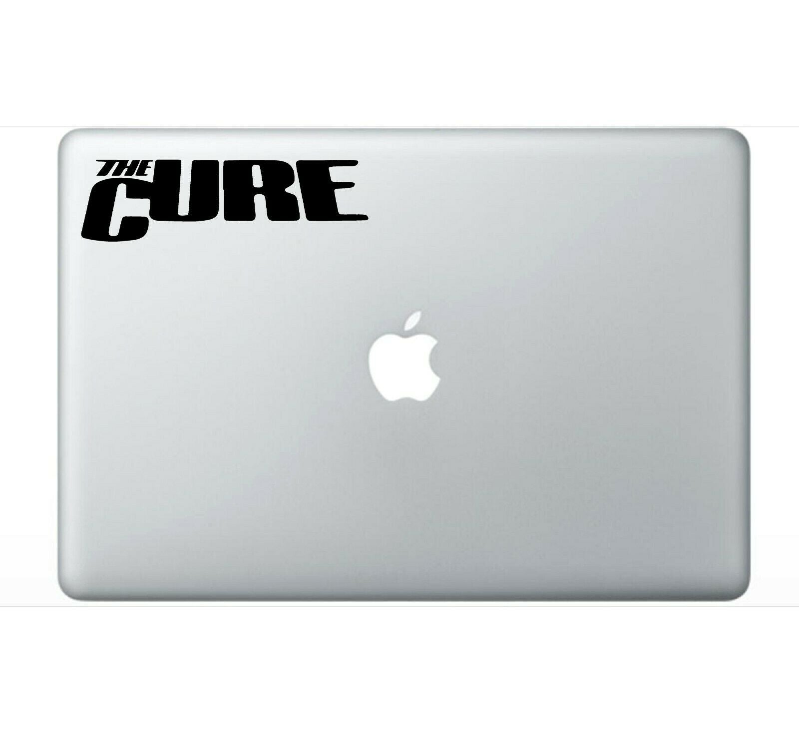 The Cure band Logo Vinyl Die Cut Vinyl Decal/ Bumper For Windows, Cars, Trucks, Laptops, Etc.