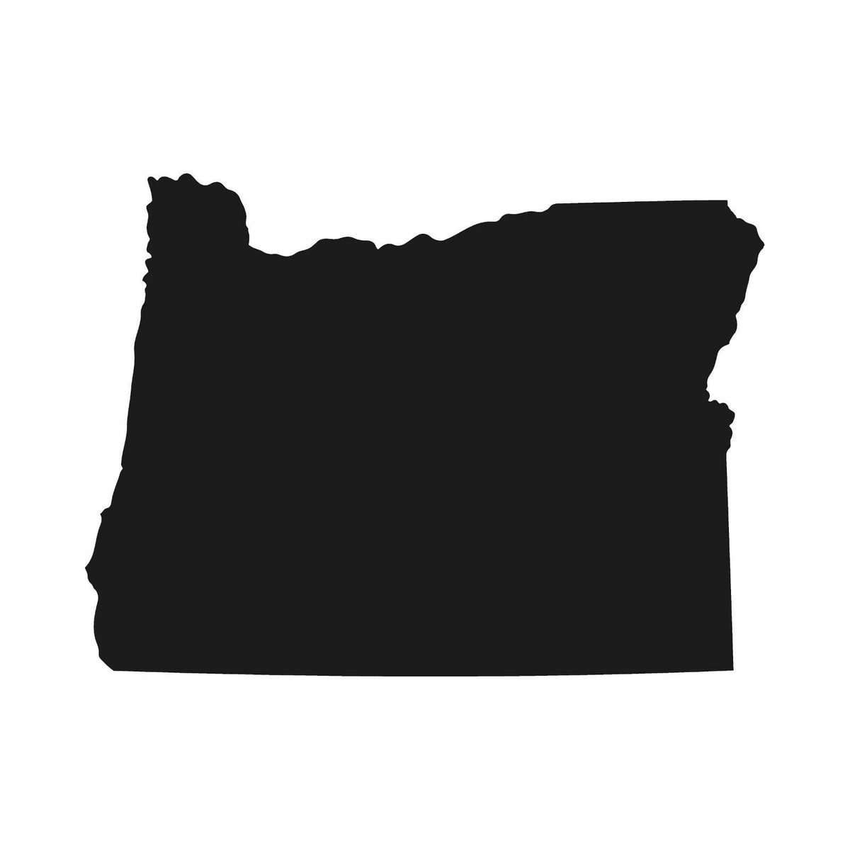 Oregon state Outline Vinyl Die Cut Vinyl Decal/ Bumper For Windows, Cars, Trucks, Laptops, Etc.
