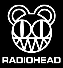 Radiohead band Logo Vinyl Die Cut Vinyl Decal/ Bumper For Windows, Cars, Trucks, Laptops, Etc.