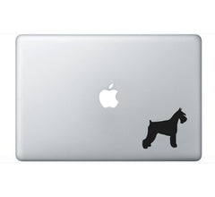 Standard schnauzer Vinyl Die Cut Vinyl Decal/ Bumper For Windows, Cars, Trucks, Laptops, Etc.