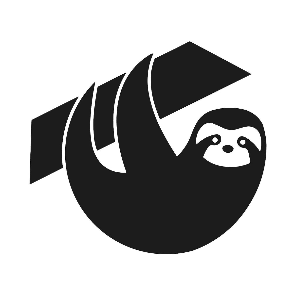 Sloth Vinyl Die Cut Vinyl Decal/ Bumper For Windows, Cars, Trucks, Laptops, Etc.