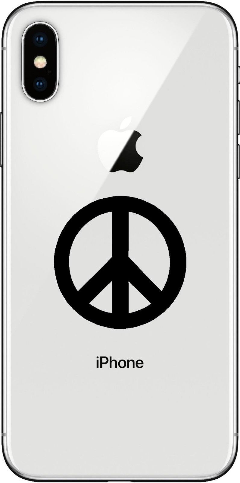 small Peace Symbol Vinyl Die Cut Vinyl Decal/ Bumper For Windows, Cars, Trucks, Laptops, Etc.